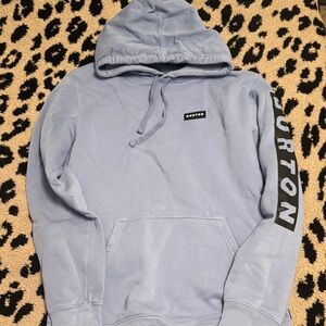Burton Blue Hoodie with Black Accents (unisex)